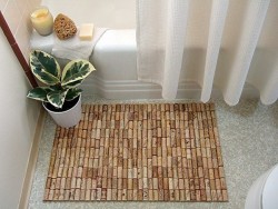 Cork bath mat