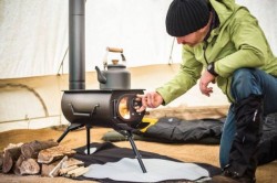 Portable woodburning stove, heats up tents, yurts & tiny homes | Home Design, Garden & A ...