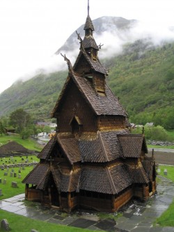 One of the last untarnished medieval churches in Norway where Thor used to be worshipped