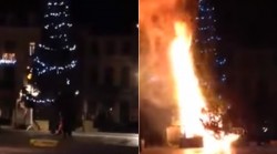 Christmas tree petrol-bombed in Belgium by youth shouting ‘Allahu Akbar’ (VIDEO) — RT News