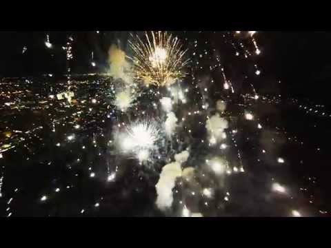 Fireworks filmed with a drone – YouTube