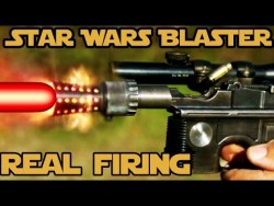 REAL FIRING STAR WARS BLASTER! WORLD RECORD 6 shots in 0.8 seconds with Han Solo’s DL-44!  ...