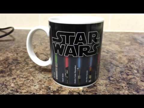 Star Wars Lightsaber Colour Changing Mug – YouTube