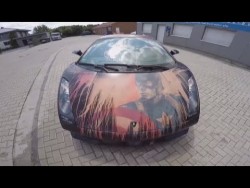 Colour Changing Lamborghini – Heat sensitive paint