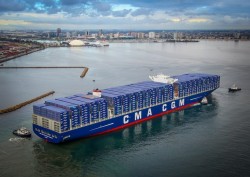 Container Ship Bigger than Aircraft Carrier