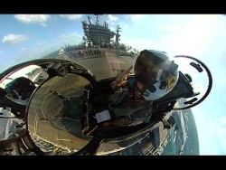 360fly: F/A-18 Super Hornet launch from the USS Harry S. Truman – YouTube