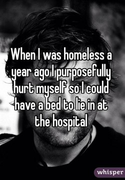 Formerly Homeless People Used The Whisper App To Make Honest Confessions About Their Experiences