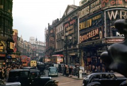 So strange to see London in colour in 1940.