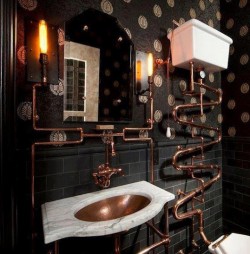 Steampunk bathroom