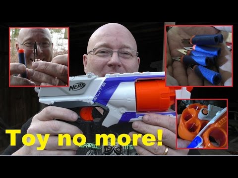 The Nerf Gun Scalpel Blades Mod – YouTube