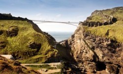 Bridge with gap wins Tintagel Castle design contest | Technology | The Guardian