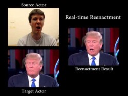 Face2Face: Real-time Face Capture and Reenactment of RGB Videos (CVPR 2016 Oral) – YouTube