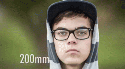 Lenses can make you slimmer or fatter by perception!