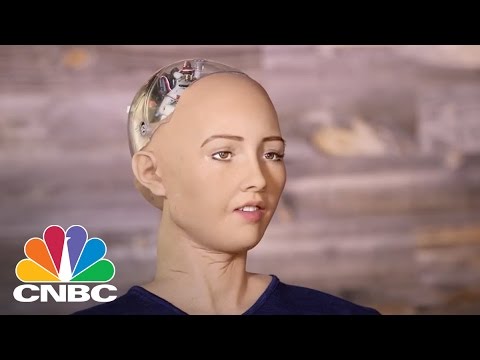 Hot Robot At SXSW Says She Wants To Destroy Humans | The Pulse | CNBC – YouTube
