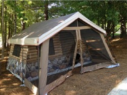 Log Cabin Tent | Home Design, Garden & Architecture Blog Magazine