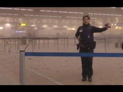 Mayhem in Brussels airport: Immediate aftermath of Zaventem bombings – YouTube