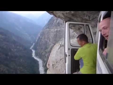 most dangerous roads driving Manaslu Area . Please comment & Share Your Friend. – YouTube