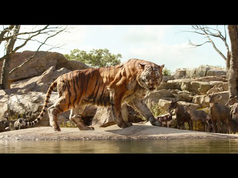 “Intro to Sheer Khan” Clip – Disney’s The Jungle Book – Next level CGI!