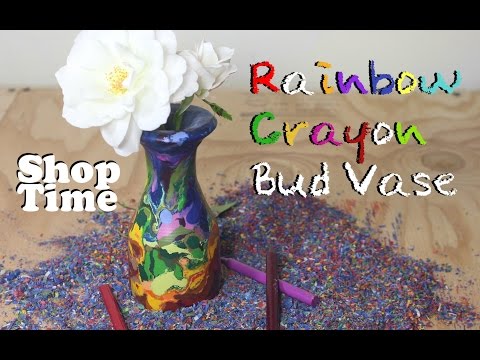 Rainbow Crayon Bud Vase – YouTube