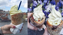 The donut ice cream cone has arrived to make your dessert dreams come true