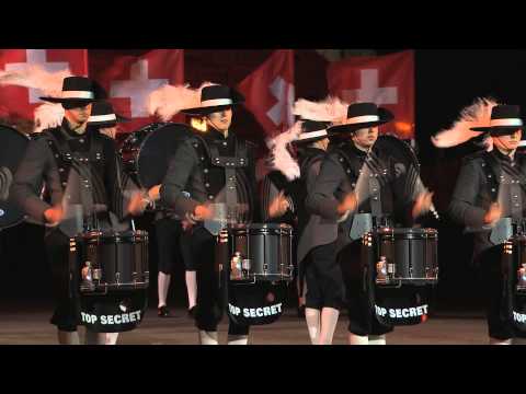 Top Secret Drum Corps @ Royal Edinburgh Military Tattoo 2015! – YouTube