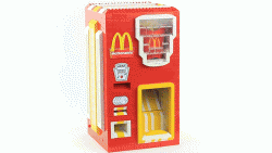 You’ll Look Forward to Work With a Lego French Fry Vending Machine on Your Desk
