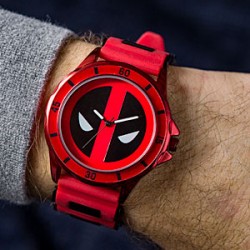 Deadpool Red Logo Watch | ThinkGeek