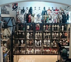 Crazy collector, but I dont see a life size R2D2 anywhere! :)