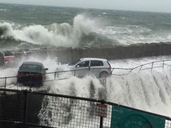 Storm in Mousehole today