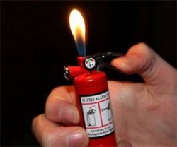 Mini fire extinguisher lighter!