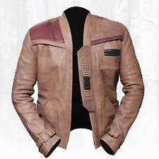 Star Wars Finn John Boyega Costume Poe Dameron Jacket Antique Beige Jacket | eBay