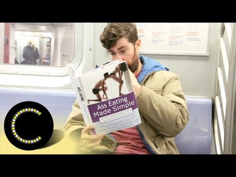 Taking Fake Book Covers on the Subway – YouTube