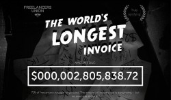 The World’s Longest Invoice Shows How Much Freelancers Don’t Get Paid ~ Creative Mar ...