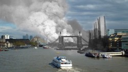 Frightening Composite Photos Retell the Terror of the London Blitz