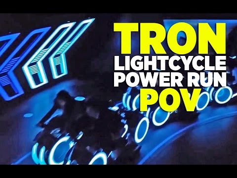 FULL POV Tron Lightcycle Power Run ride at Shanghai Disneyland – YouTube