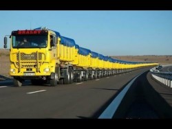 The World’s Longest Truck – Road Train in Australia – YouTube