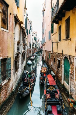 Rush hour in Venice