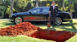 Brazilian Man’s Plan to Bury His Bentley Proves to be an Ingenious Publicity Stunt [w/Video]