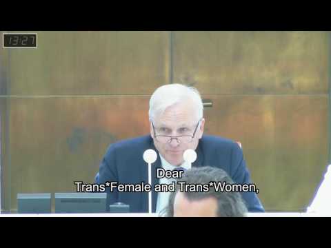 German MP mocks Gender Mainstreaming! Funny! – YouTube