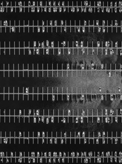 Aerial shot of Chicago dock