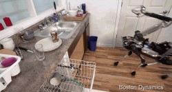 Watch This Freakishly Agile Dog-Bot Do the Dishes