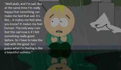 South Park has a pretty amazing take on sadness.