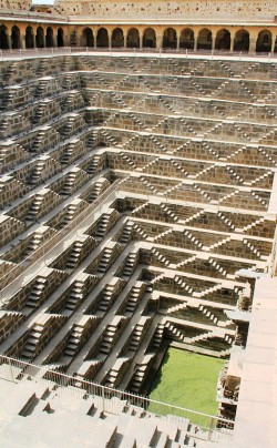 Water Conservation in India – Chand Baori  is a stepwell situated in the village of Abhane ...