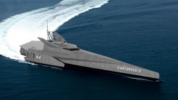 Earthrace has illegal fishing operations in its sights with slick new trimaran