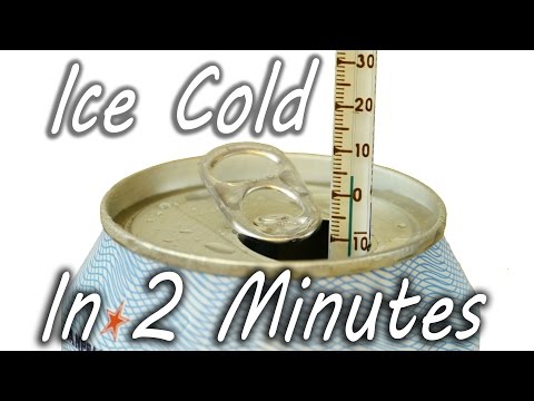 How to Cool a Drink in 2 Minutes – YouTube