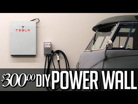 How to make a DIY Tesla Powerwall for $300 – YouTube