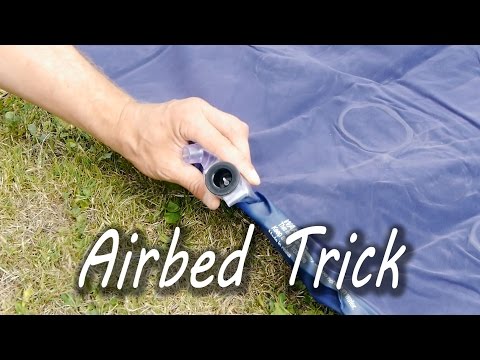 How to Inflate an Airbed Without a Pump – YouTube
