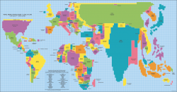 Map of Countries Contributing Most, and Least, the World’s New People | Big Think