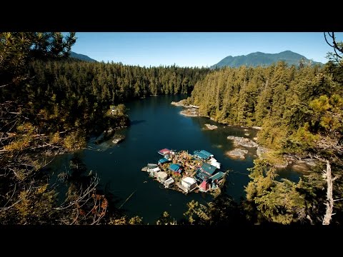 Off the Grid on a Homemade Island – YouTube