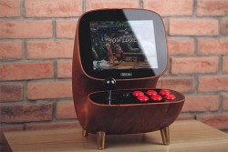 Wooden Desktop Arcade Might Be the Most Beautiful Retro Hardware I’ve Ever Seen